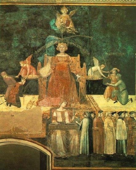 Ambrogio Lorenzetti Allegory of the Good Government Germany oil painting art